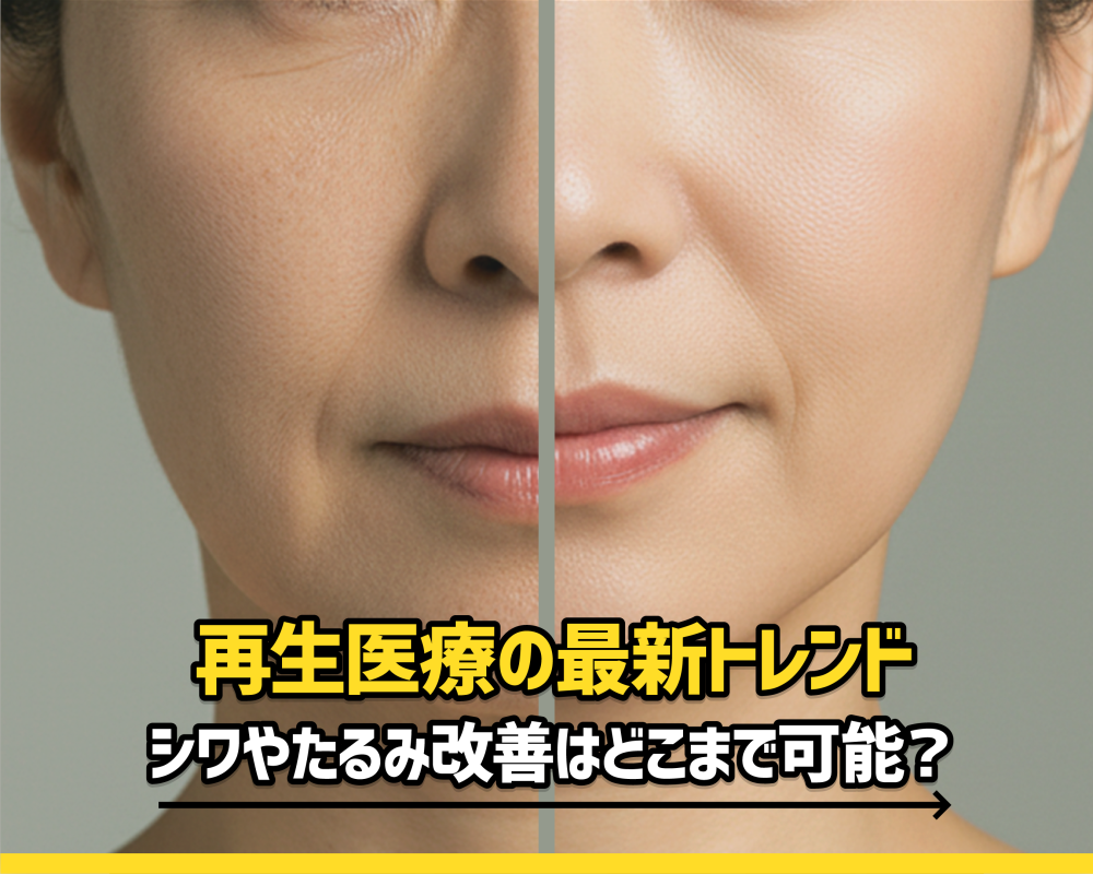  再生医療の最新トレンド、シワやたるみ改善はどこまで可能？