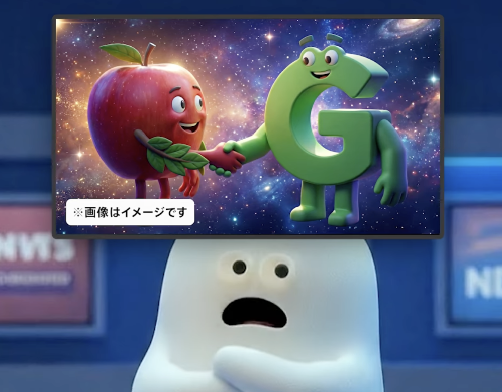 AppleがGoogleと大規模提携