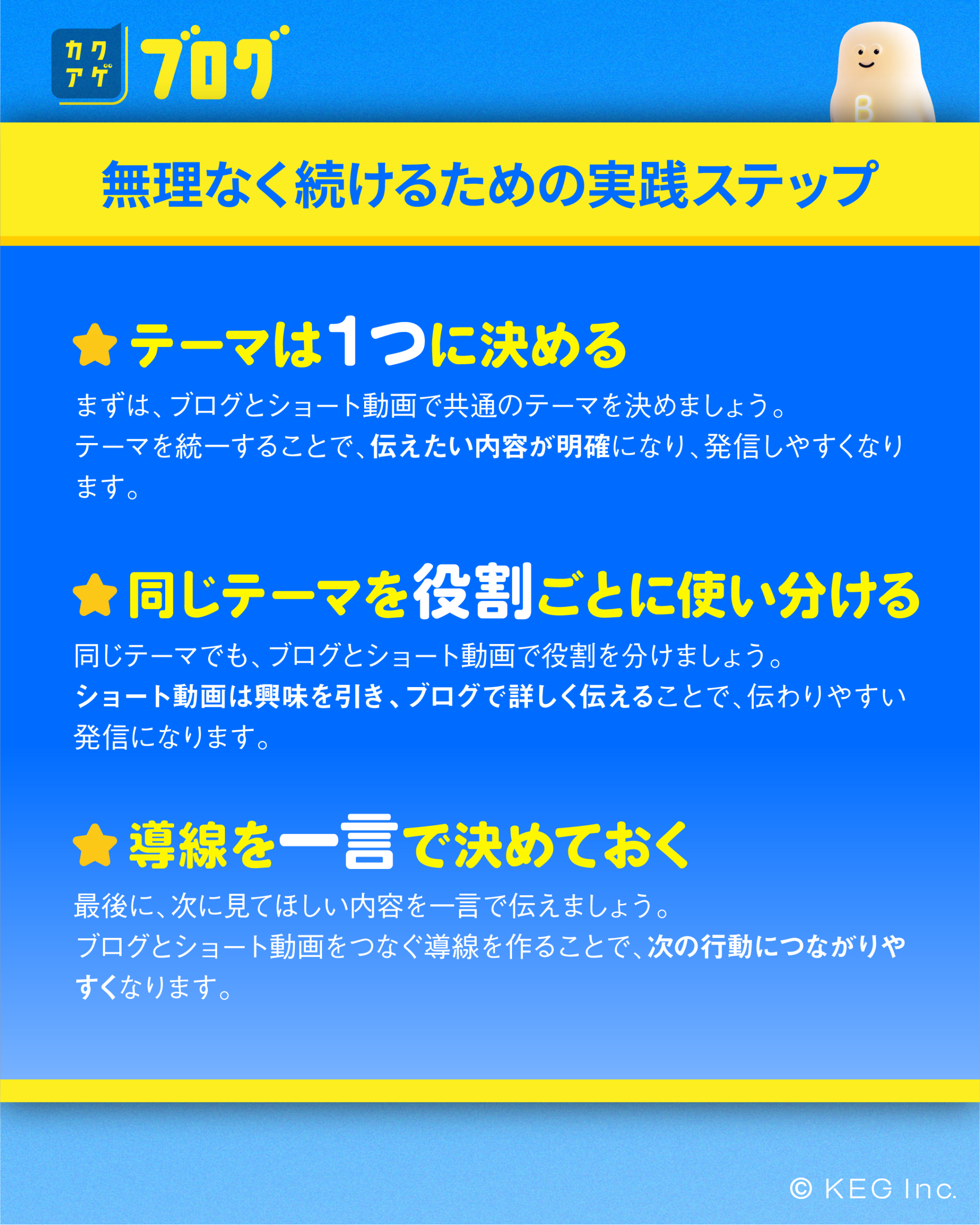 無理なく続けるための、ブログ×ショート動画実践ステップ